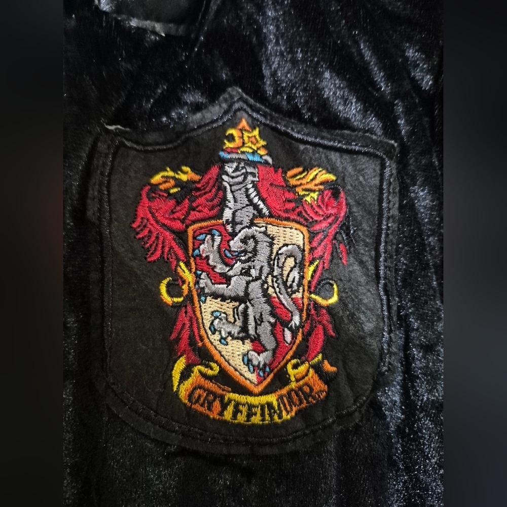 Rubie's Black Velvet Cape with Red Accents - Picture 2 of 6